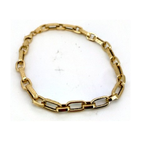 Pulsera greca de oro 18k